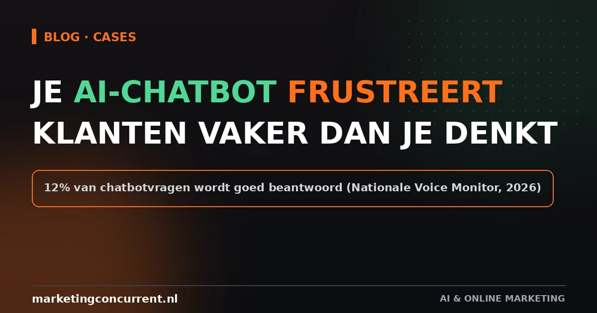 Waarom je AI-chatbot klanten vaker frustreert dan helpt