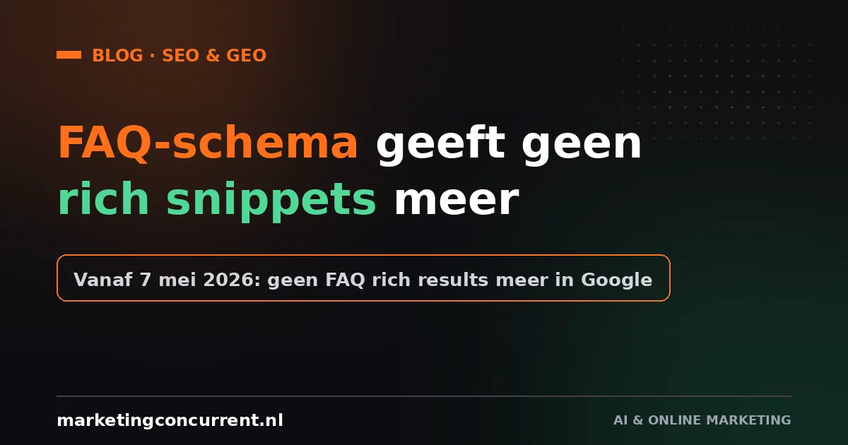 FAQ-schema geeft geen rich snippets meer: dit moet je weten